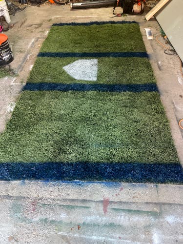 Softball/Baseball Home Made Hitters mats(56”x108”) 3ft Hitters Box