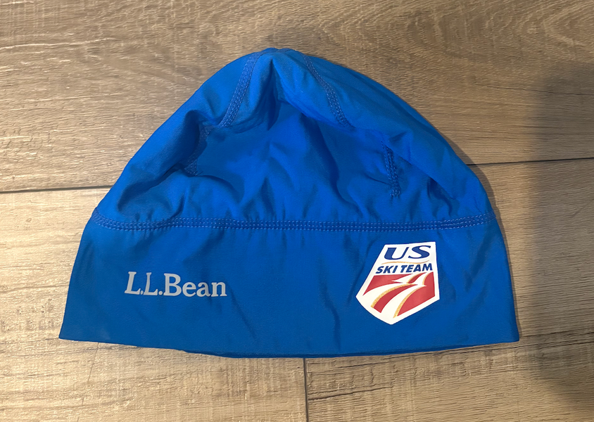 LL Bean US Ski Team Blue Adult Unisex One Size Fits All Ski Hat (Used)