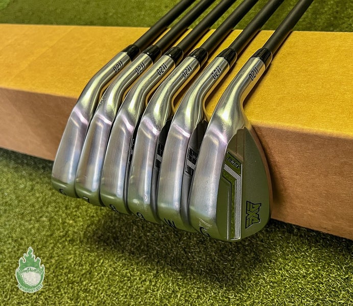 Used RH PXG 0211 Dual XCOR2 Irons 6-PW/GW Cypher 4.0 Ladies Graphite Golf Set