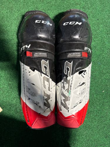 Senior CCM JetSpeed FT4 Shin Pads 13" (Used)