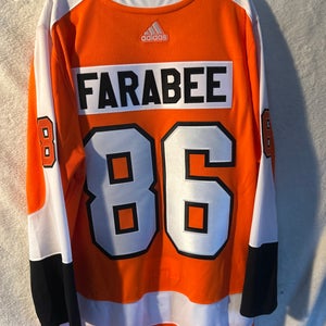 Farabee Philadelphia Flyers Orange Size 60 Adult Unisex Adidas Jersey