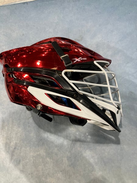 Chrome Red Cascade XRS Helmet (Used)