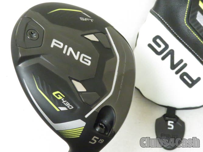 PING G430 SFT Fairway 19 5 Wood Alta CB 65 Stiff Flex +Cover ... MINT