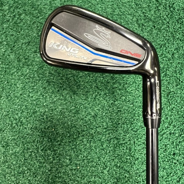 Cobra King ONE Length Black Utility #3-Iron Stiff Flex AMT White Steel Shaft MRH