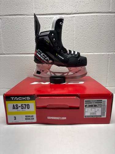 2022 CCM Tacks AS-570 Hockey Skates Regular Width Size 3 (New)
