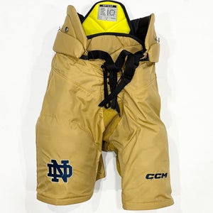 CCM HPTKXP Notre Dame Alternate Pro Stock Pants - Medium - Gold