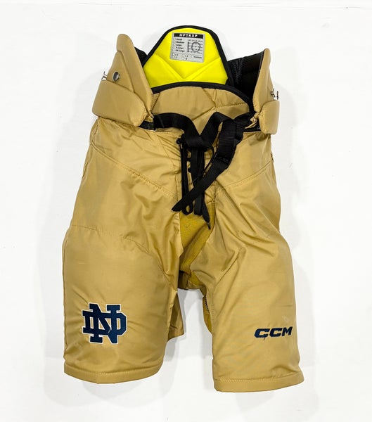 CCM HPTKXP Notre Dame Alternate Pro Stock Pants - Medium - Gold