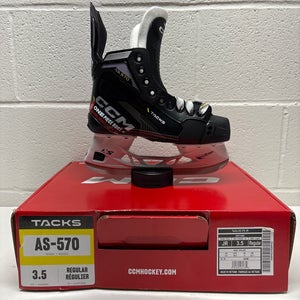 2022 CCM Tacks AS-570 Hockey Skates Regular Width Size 3.5 (New)