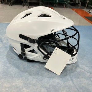 White Youth Warrior Burn Junior Helmet (New)