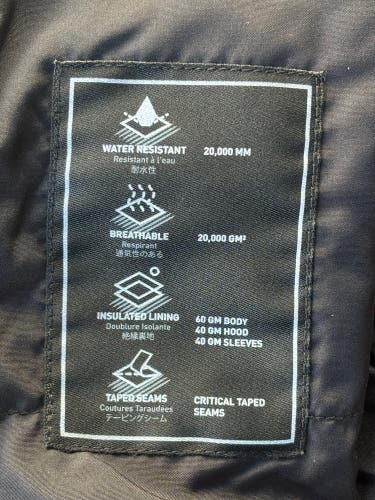 Black Men's Medium Volcom Jacket