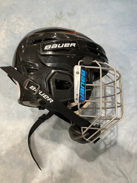 Black Medium Bauer IMS 5.0 Helmet (Used)