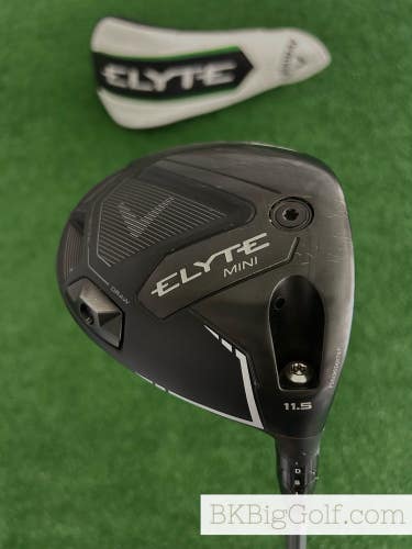 Callaway Elyte Night Edition 11.5 Degree Mini Driver w Headcover / Stiff