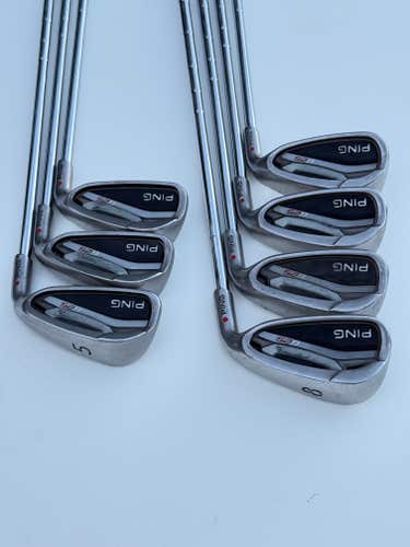 Ping G25 Iron Set 5-PW, UW Red Dot w/Ping CFS Regular Flex Steel Shafts