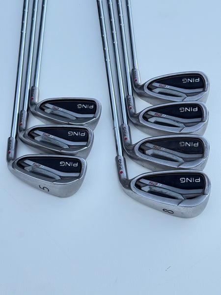 Ping G25 Iron Set 5-PW, UW Red Dot w/Ping CFS Regular Flex Steel Shafts