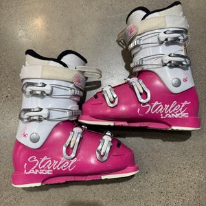 Lange Starlet 60 Kid's Ski Boots | Mondo 24/24.5 | 289mm All Mountain & Carving