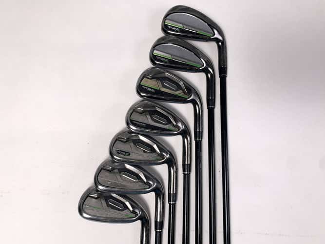 TaylorMade RocketBallz Max Iron Set 4-PW+GW  Program 55g Senior RH No 7 iron