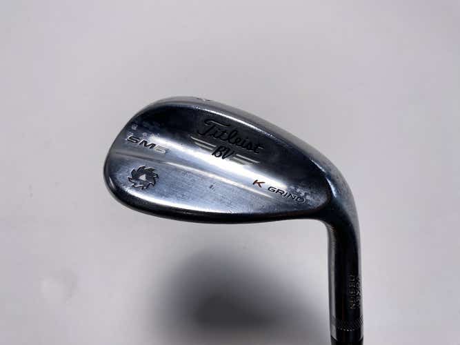 Titleist Vokey SM6 Tour Chrome Lob Wedge LW 60* 12 K-Grind KBS Tour 90 Mens RH