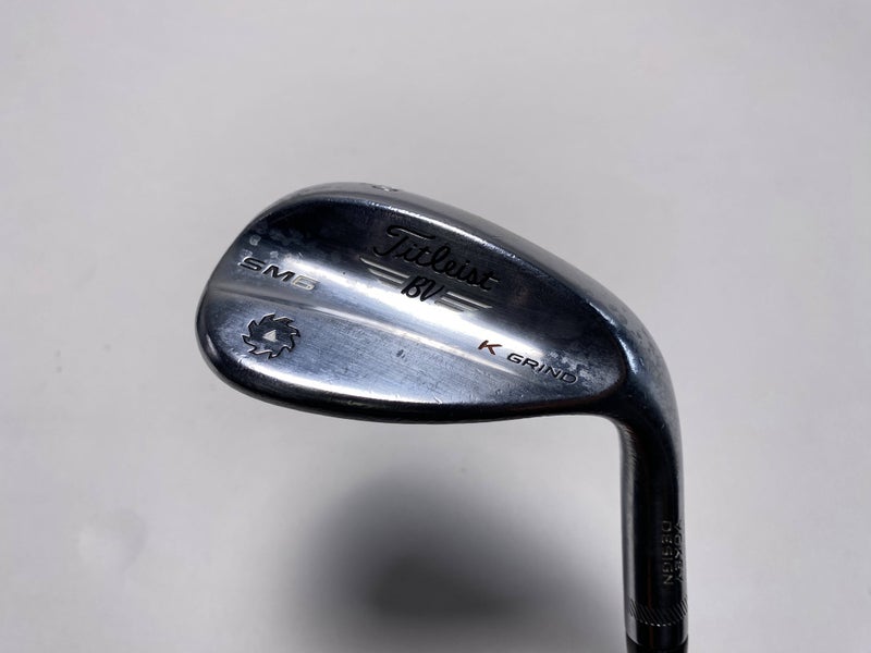 Titleist Vokey SM6 Tour Chrome Lob Wedge LW 60* 12 K-Grind KBS Tour 90 Mens RH