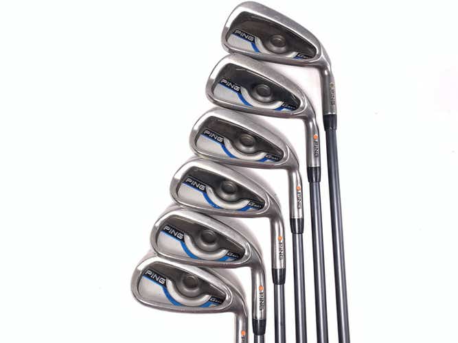 Ping Gmax Iron Set 6-PW+GW Orange Dot 2* Flat TFC 80i Lite Regular Mens RH