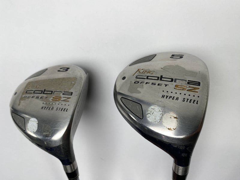 Cobra SZ 3 & 5 Fairway Wood Set 15* 18* Aldila HM Tour 50g Ladies RH