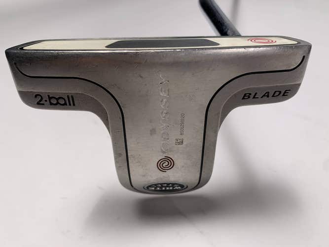 Odyssey White Steel 2-Ball Blade Putter 35" Mens RH