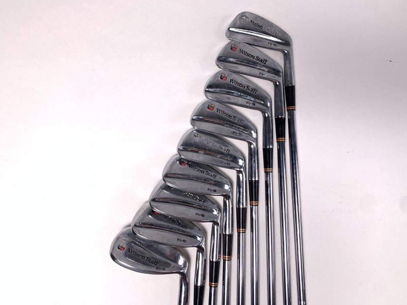 Wilson FG51 Tour Blade Iron Set 2-PW+SW True Temper DG Stiff Steel Mens RH