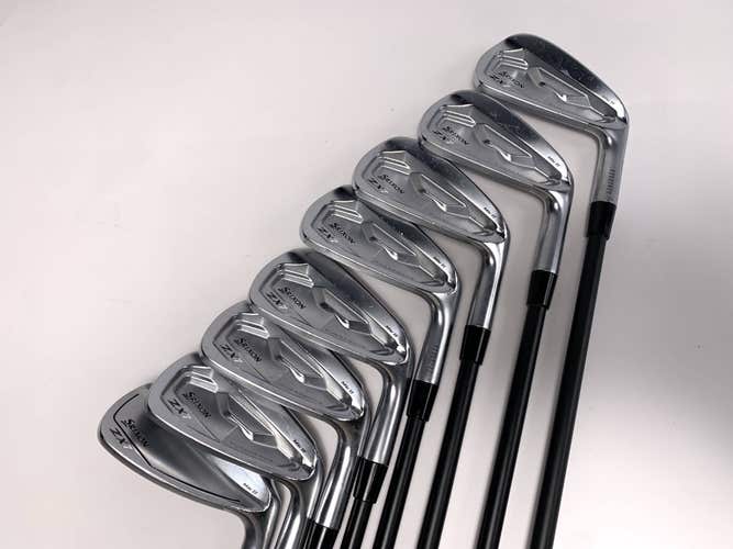 Srixon ZX7 MKII Iron Set 4-PW+GW KBS Tour Graphite Iron TGI 80 Stiff RH +1''