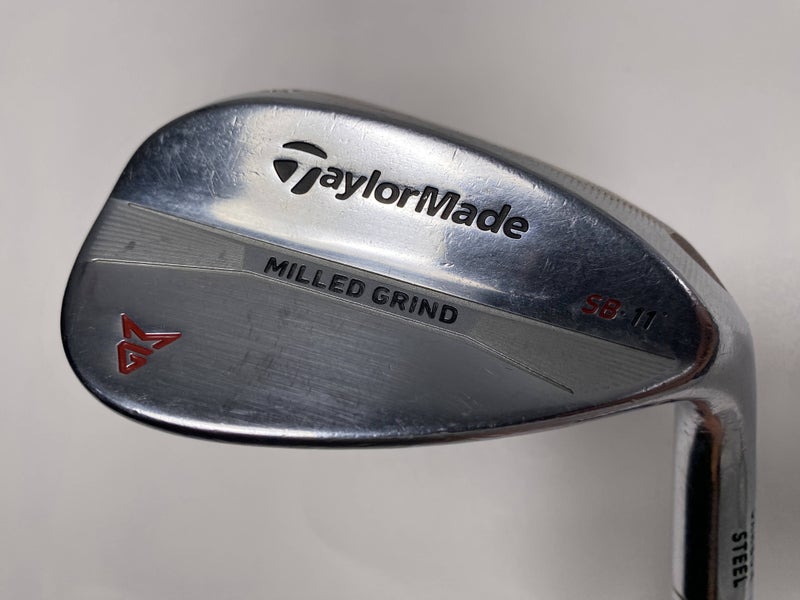 TaylorMade Milled Grind Satin Chrome Lob Wedge LW 58* 11 True Temper DG Mens RH