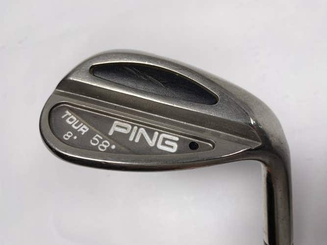 Ping Tour Lob Wedge LW 58* 8 Bounce Black Dot Stiff Steel Mens RH Midsize Grip