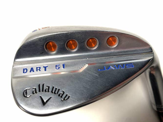 Callaway Jaws MD5 Platinum Chrome Lob Wedge 58* 8 W-Grind AT SteelFiber i95 RH