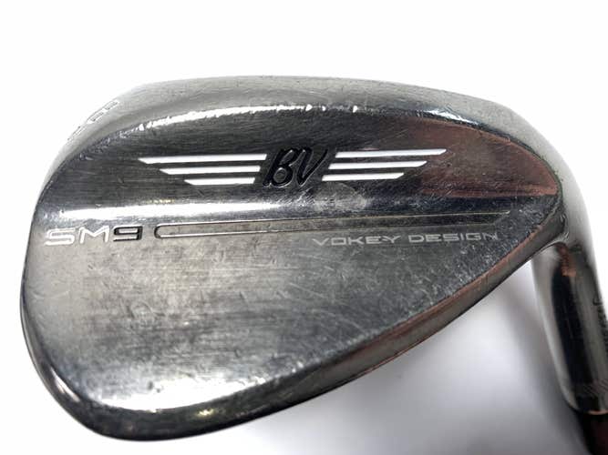 Titleist Vokey SM9 Tour Chrome Lob Wedge LW 58* 8 M-Grind Wedge Steel Mens RH