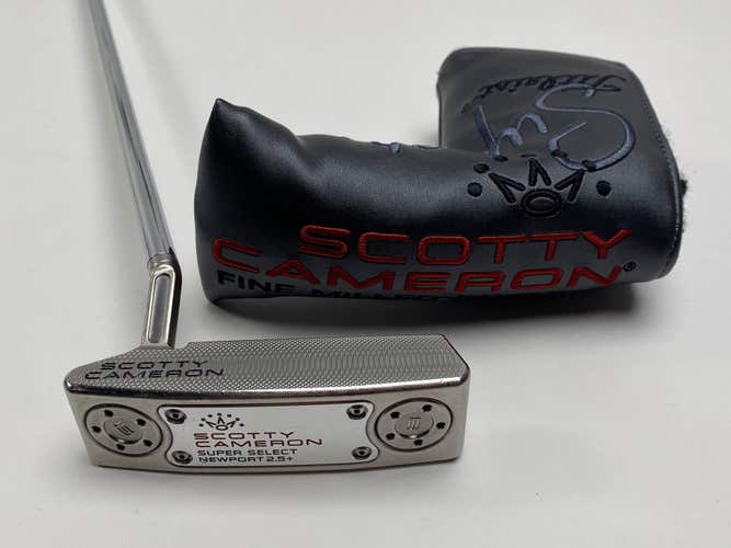 Scotty Cameron Super Select Newport 2.5 Plus Putter 34" Mens LH W/HC