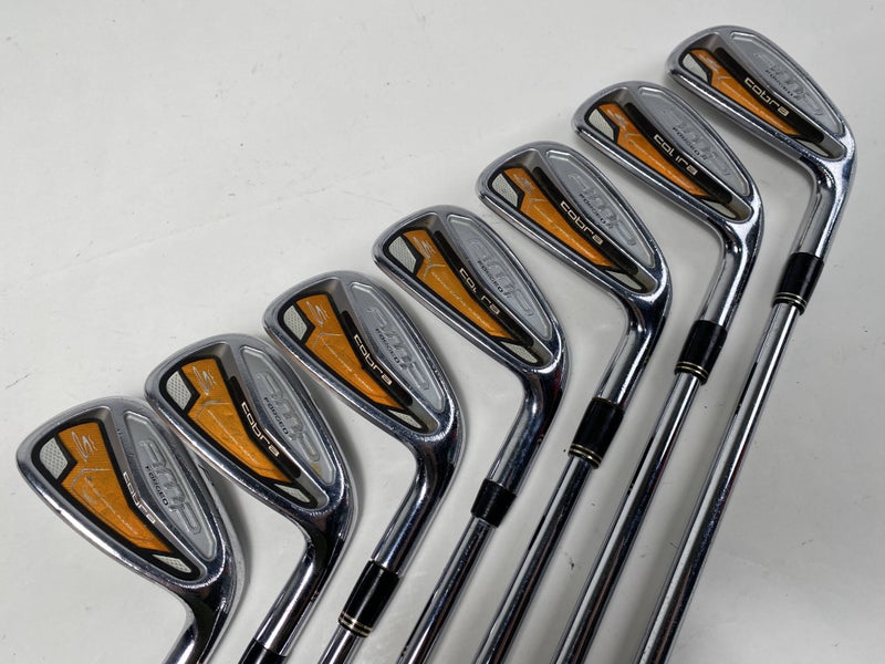 Cobra AMP Forged Iron Set 4-PW KBS Tour Stiff Plus Steel Mens RH
