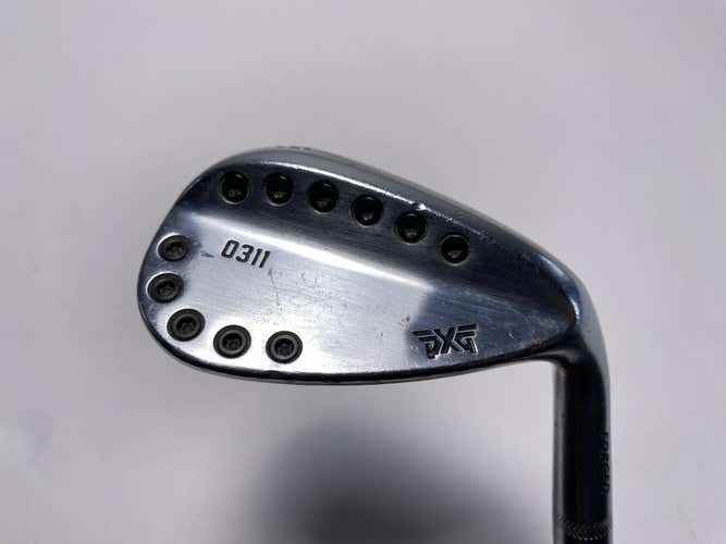PXG 0311 Chrome Lob Wedge LW 58* 12 Bounce Accra 70i Stiff Graphite Mens RH