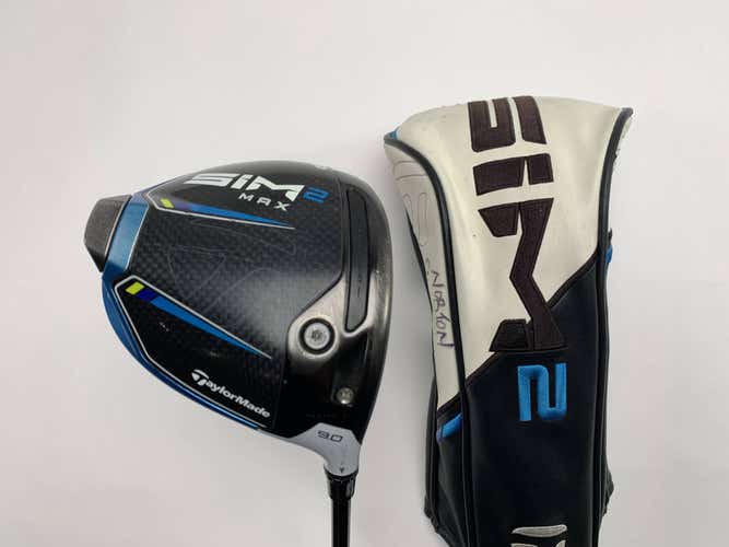 TaylorMade SIM2 MAX Driver 9* Tensei Blue Raw AV Series 60g Stiff RH HC