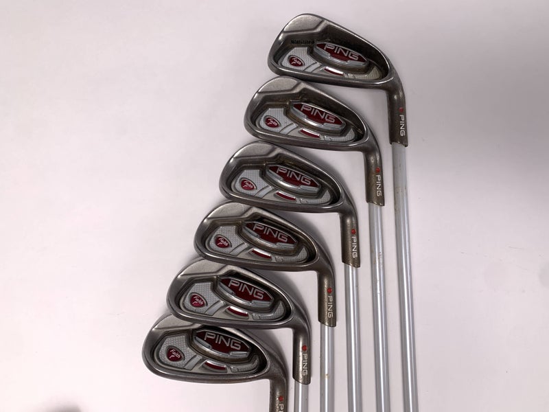 Ping Faith Iron Set 7-PW+GW+SW Red Dot 1* Flat ULT200 Ladies Graphite Womens RH