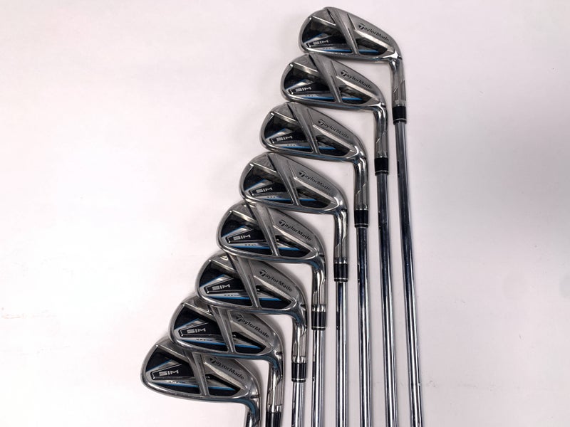 TaylorMade SIM MAX Iron Set 4-PW+GW NS Pro Modus 3 Tour 105 105g Stiff RH