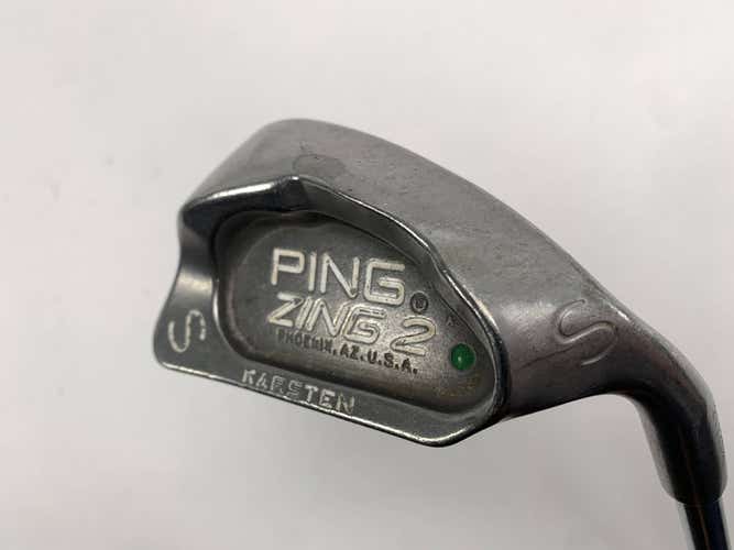 Ping Zing 2 Sand Wedge SW Green Dot 2* Up Karsten JZ Regular Steel Mens RH