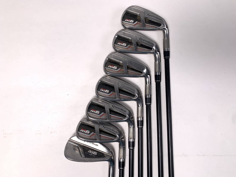 TaylorMade M6 Iron Set 5-PW+GW Fujikura Ventus Red 6R Regular RH +1''