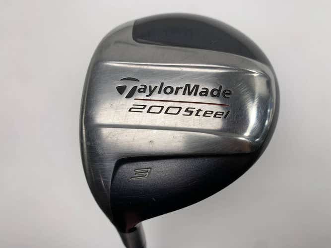 TaylorMade 200 Steel 3 Fairway Wood 15* Lite 80g Regular Graphite Mens LH