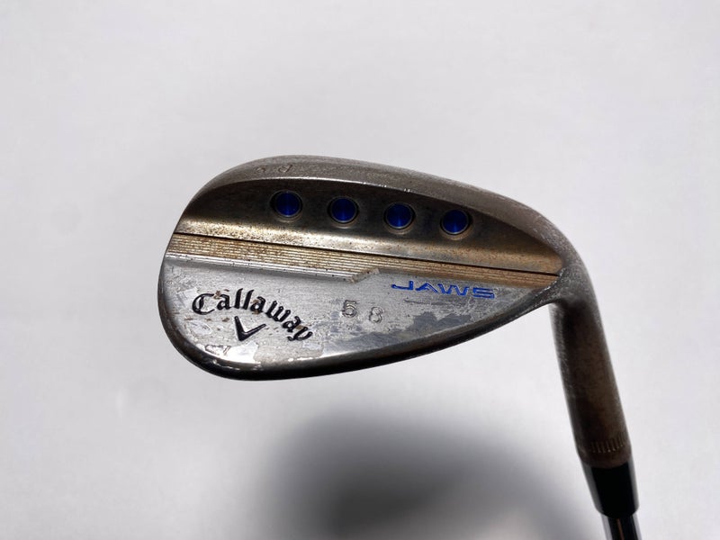 Callaway Jaws MD5 Platinum Chrome Raw Lob Wedge LW 58* NS Pro Modus 3 Mens RH