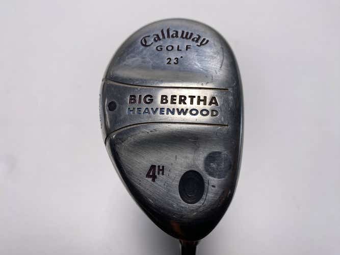 Callaway Big Bertha Heavenwood 4 Hybrid 23* RCH 75w Regular Graphite Mens RH