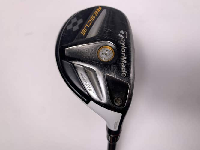 TaylorMade Rescue 11 4 Hybrid 21* Aldila RIP 85g Stiff Graphite Mens RH