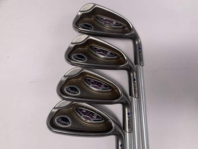 Ping Rhapsody Iron Set 7-PW Blue Dot 1* Up TFC 129 I Women's RH