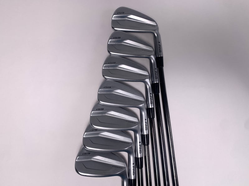 Ping i59 Iron Set 4-PW Black Dot KBS $-Taper Black 130g X Stiff Steel Mens RH