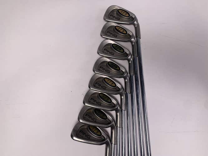 Ping i3 Blade Iron Set 3-PW Green Dot 2* Up Cushin JZ Regular Steel Mens RH