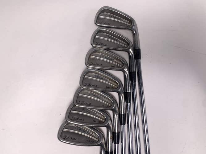 Titleist 704 CB Iron Set 3-PW True Temper Dynamic Gold S300 Stiff Mens RH- No 8i
