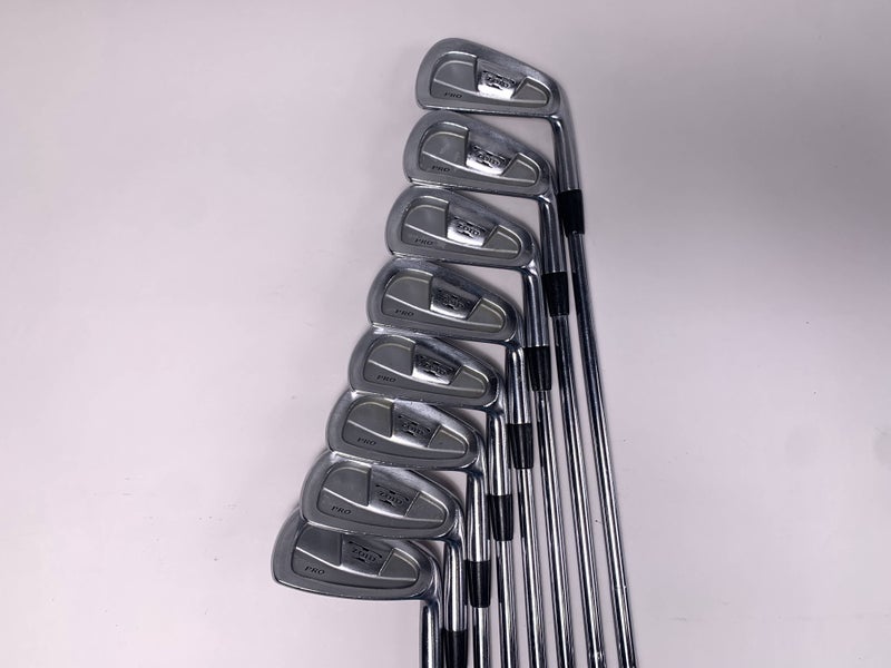 Mizuno T-Zoid Pro Forged Iron Set 3-PW Dynamic Gold Sensicore S300 Stiff Mens RH