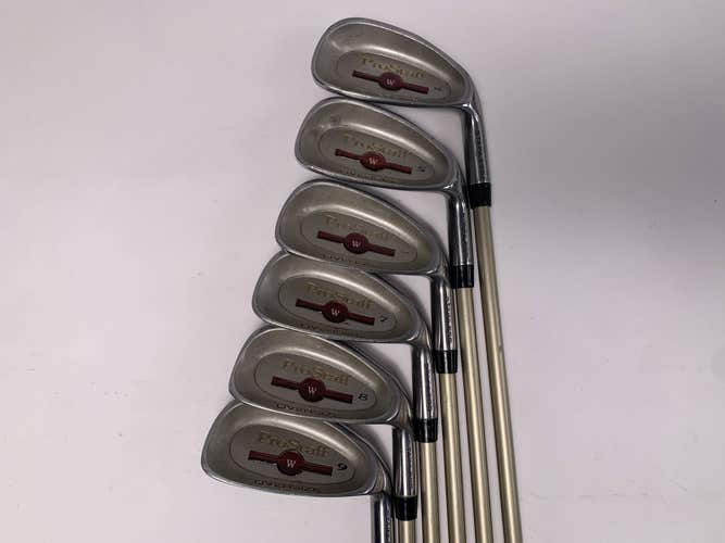 Wilson Pro Staff Womens Oversize Iron Set 4-9 Reflex Regular Graphite Mens RH