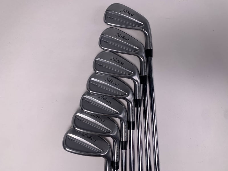 Titleist 2025 T100 Iron Set 4-PW True Temper AMT White Stiff Steel Mens RH